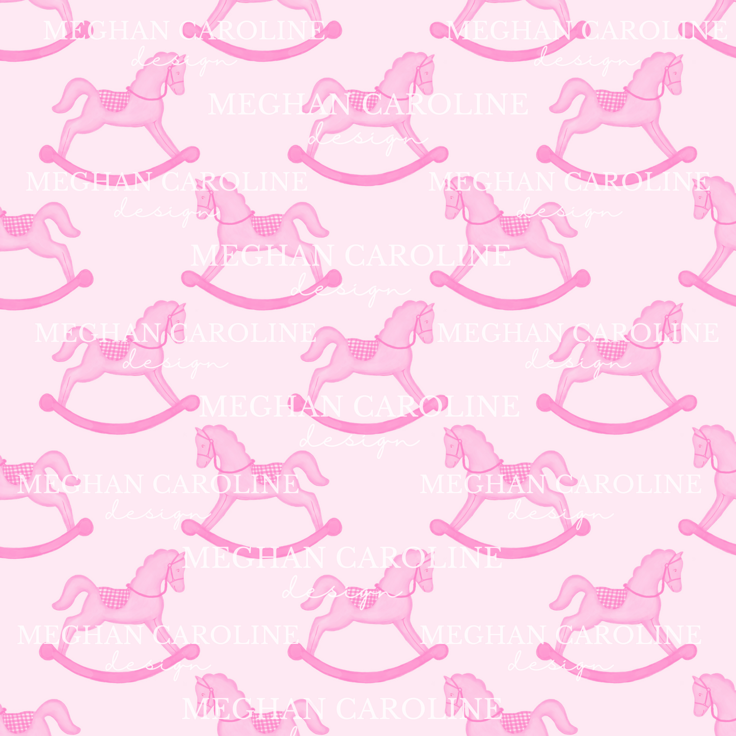 Pink Rocking Horse - Pink