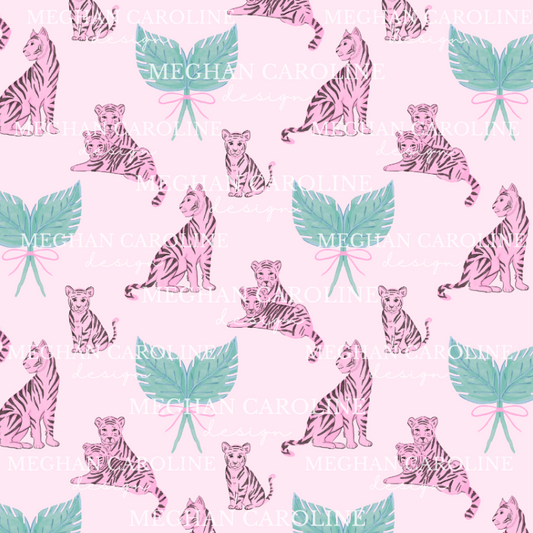 Pink Tigers on Pink