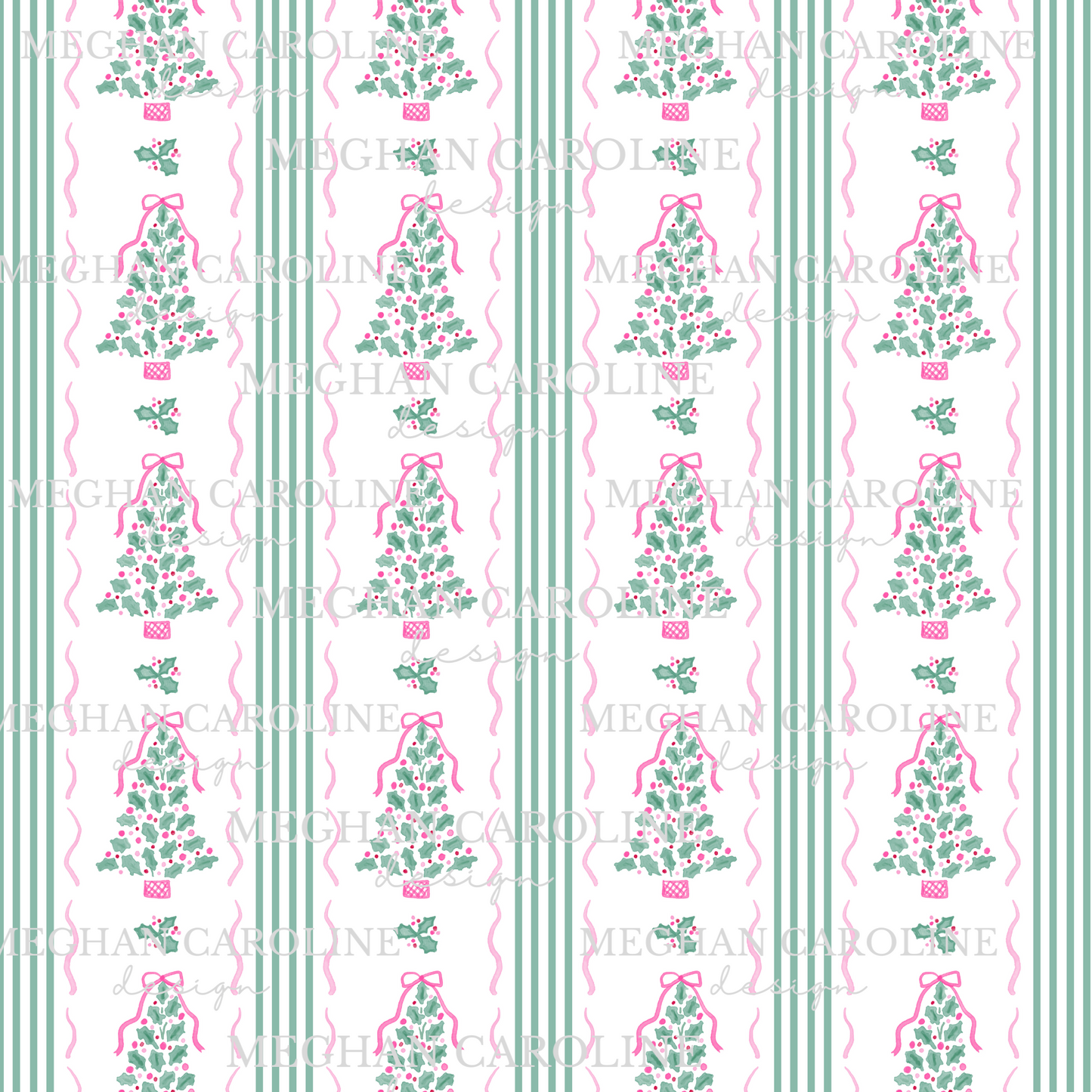 Holly Berry Christmas Tree